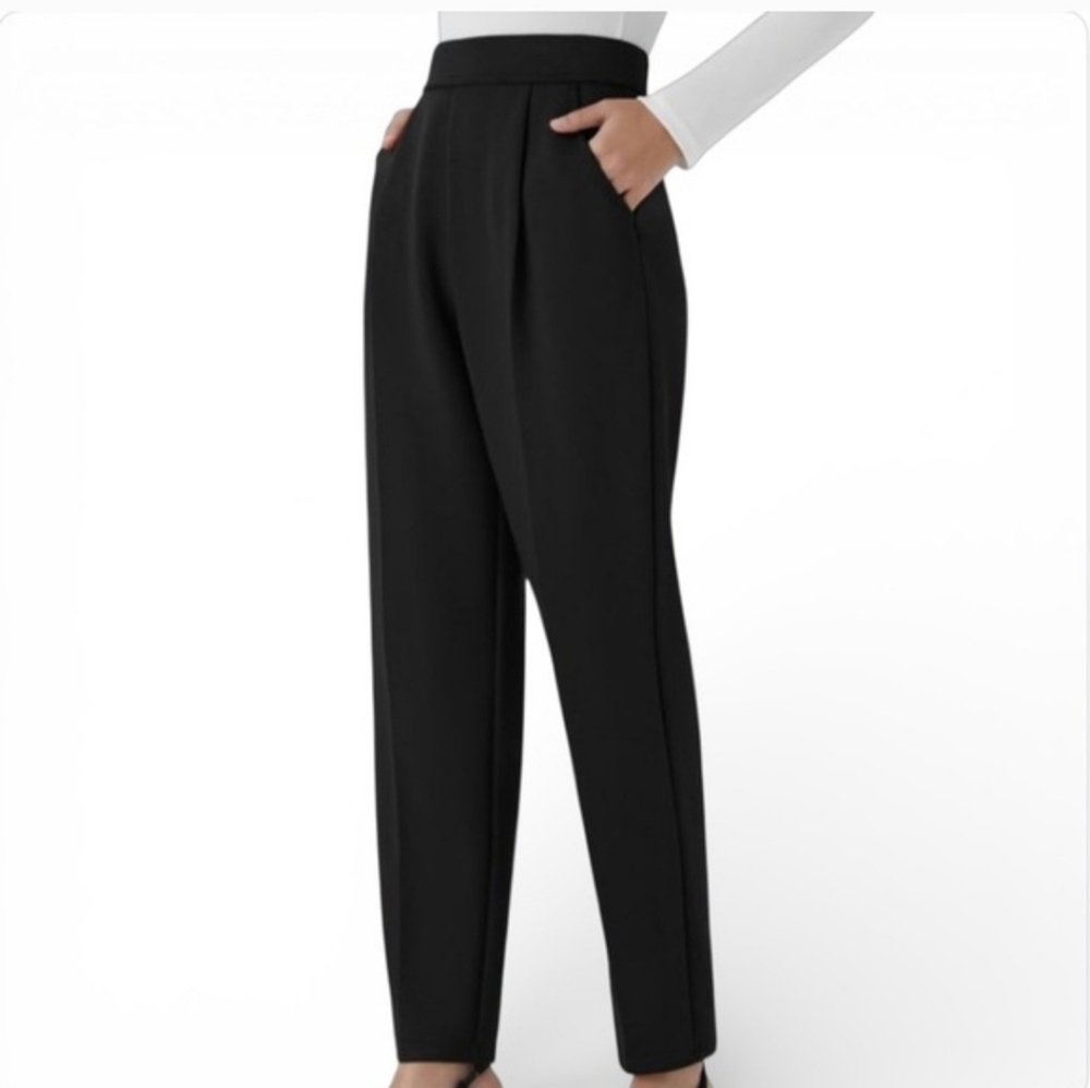 Halara Play It My Way Pull On Pants Trousers Black Stretchy NWT M